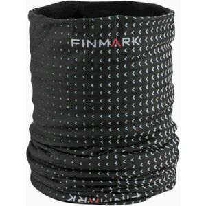 Finmark MULTIFUNCTIONAL SCARF WITH FLEECE Multifunkční šátek, černá, velikost obraz