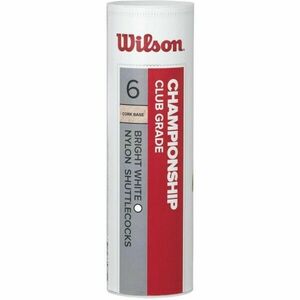 Wilson CHAMPIONSHIP 6 KS 78 Badmintonové míčky, bílá, velikost obraz