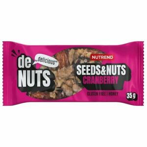 Nutrend DENUTS SEEDS+NUTS 35 G BRUSINKA Energetická tyčinka, , velikost obraz