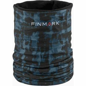 Finmark MULTIFUNCTIONAL SCARF WITH FLEECE Multifunkční šátek, černá, velikost obraz