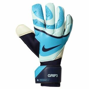 Nike GRIP3 Pánské brankářské rukavice, světle modrá, velikost obraz