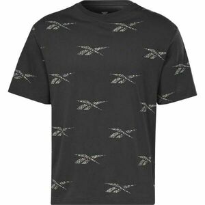 Reebok RI AOP TEE Pánské triko, černá, velikost obraz