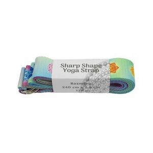 SHARP SHAPE YOGA STRAP RAINBOW Jóga páska, mix, velikost obraz