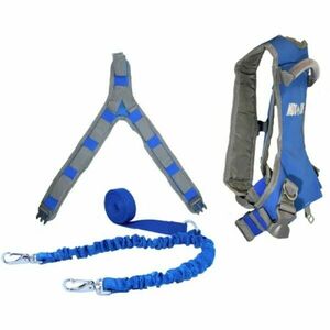 MDXONE STATIC SKI HARNESS WITH 9' STATIC ROPE Lyžařský úvazek, modrá, velikost obraz