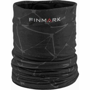 Finmark MULTIFUNCTIONAL SCARF WITH FLEECE Multifunkční šátek, černá, velikost obraz