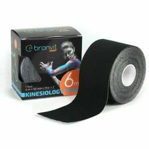 BronVit SPORT KINESIO TAPE CLASSIC Kinesio tejp, černá, velikost obraz