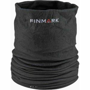 Finmark MULTIFUNCTIONAL SCARF WITH FLEECE Multifunkční šátek, černá, velikost obraz