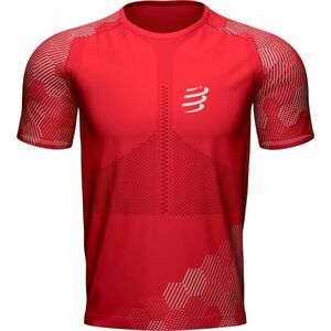 Compressport RACING SS TSHIRT M Pánské běžecké triko, červená, velikost obraz