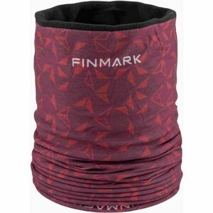 Finmark MULTIFUNCTIONAL SCARF WITH FLEECE Multifunkční šátek, vínová, velikost obraz