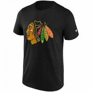 FANATICS NHL PRIMARY LOGO GRAPHIC CHICAGO BLACKHAWKS Pánské triko, černá, velikost obraz