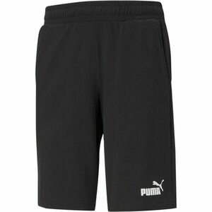 Puma ESSENTIALS JERSEY SHORTS Pánské kraťasy, černá, velikost obraz