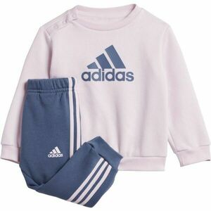 adidas BADGE OF SPORT JOGGER SET Dětská tepláková souprava, růžová, velikost obraz