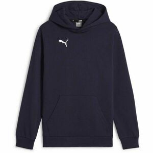 Puma TEAMGOAL CASUALS HOODY JR Dětská mikina, tmavě modrá, velikost obraz