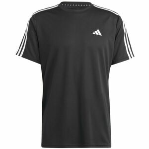 adidas TRAIN ESSENTIALS 3-STRIPES TEE Pánské tréninkové tričko, černá, velikost obraz