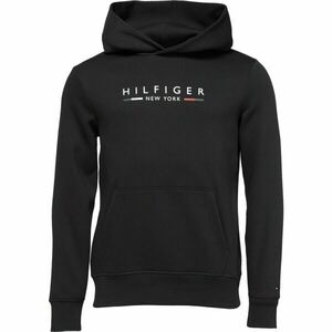 Tommy Hilfiger NEW YORK HOODY Pánská mikina, černá, velikost obraz