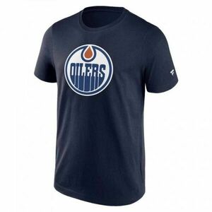 FANATICS NHL PRIMARY LOGO GRAPHIC EDMONTON OILERS Pánské triko, tmavě modrá, velikost obraz