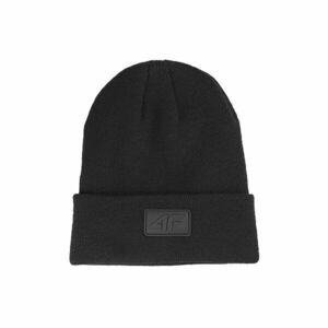 4F WINTER CAP Unisex čepice, černá, velikost obraz