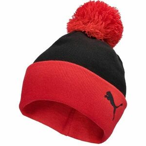 Puma AC MILAN ESSENTIALS POM POM BEANIE Zimní čepice, černá, velikost obraz