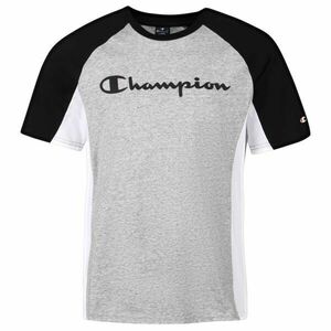 Champion CREWNECK T-SHIRT Pánské tričko, šedá, velikost obraz