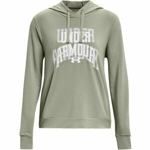 Under Armour RIVAL TERRY GRAPHIC Dámská mikina, světle zelená, velikost obraz