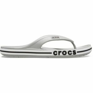 Crocs BAYABAND FLIP Unisex žabky, šedá, velikost 36/37 obraz