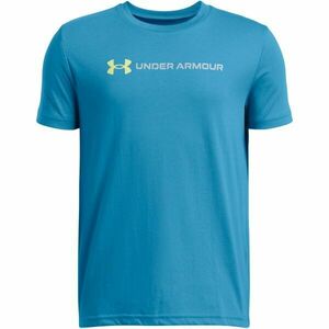 Under Armour LOGO WORDMARK Dětské tričko, modrá, velikost M obraz