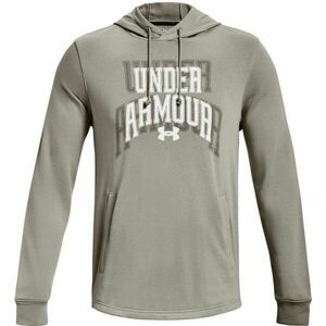 Under Armour RIVAL TERRY GRAPHIC Pánská mikina, zelená, velikost obraz