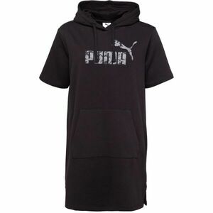 Puma HOODED LOGO DRESS Dámská moderní mikina, černá, velikost obraz