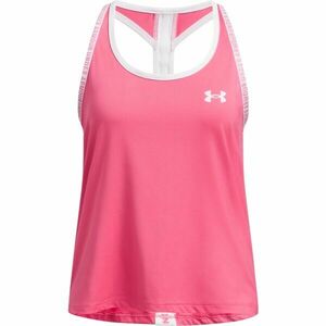 Under Armour KNOCK OUT Dívčí tílko, růžová, velikost obraz