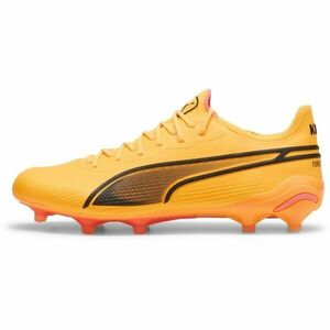 Puma KING ULTIMATE FG/AG Pánské kopačky, oranžová, velikost 42.5 obraz