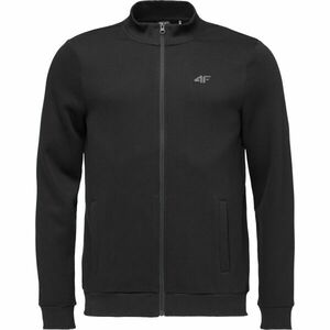 4F SWEATSHIRT FULL ZIP Pánská mikina, černá, velikost obraz