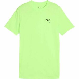 Puma TAD ESSENTIALS TEE B Chlapecké triko, světle zelená, velikost obraz