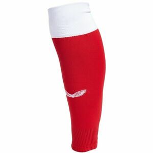 CASTORE TOP SOCK FOOTLESS Pánské fotbalové štulpny, červená, velikost obraz