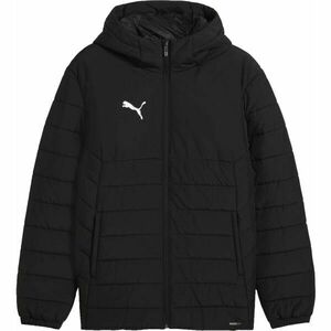 Puma TEAMADDITIONS HOODED PADDED JACKET Pánská bunda, černá, velikost obraz