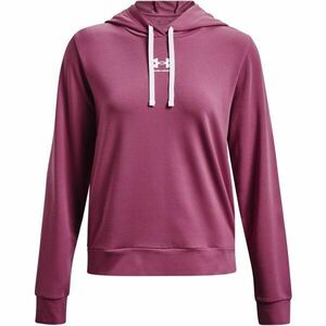 Under Armour RIVAL TERRY Dámská mikina, vínová, velikost obraz