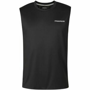 PROGRESS DRIVER SINGLET Pánský sportovní nátělník, černá, velikost obraz