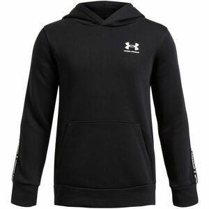 Under Armour ICON FLEECE HOODIE Chlapecká mikina, černá, velikost XL obraz