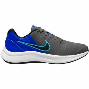 Nike STAR RUNNER 3 GS Dětská sportovní obuv, šedá, velikost 35.5 obraz