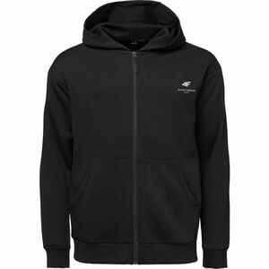4F SWEATSHIRT BASIC Pánská mikina, černá, velikost obraz