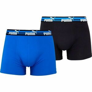 Puma ELEMENTS MEN BOLD LOGO BOXERS 2P Pánské boxerky, modrá, velikost obraz