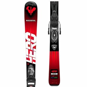 Rossignol HERO JR + JR XPRESS 7 GW B83 Juniorské sjezdové lyže, červená, velikost obraz