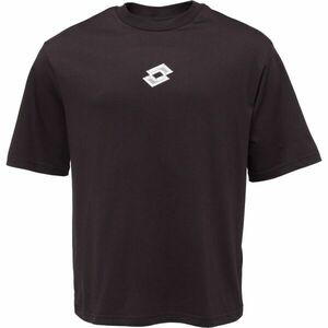 Lotto LOGO METAL TEE Pánské triko, černá, velikost obraz