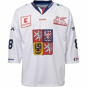 Střída FAN ČR EHT PASTRŇÁK Hokejový dres, bílá, velikost obraz