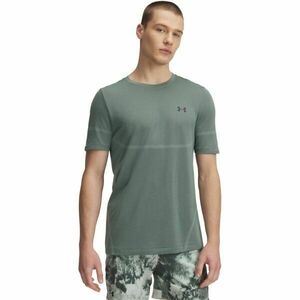 Under Armour RUSH LEGACY Pánské tréninkové tričko, tmavě zelená, velikost obraz