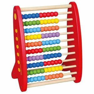 VIGA ABACUS Dřevěné počítadlo, červená, velikost obraz