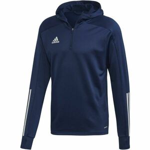 adidas CONDIVO 20 HOODIE Pánská fotbalová mikina, tmavě modrá, velikost obraz