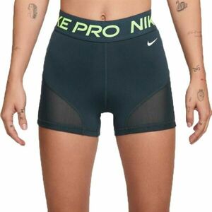 Nike PRO Dámské šortky, tmavě zelená, velikost obraz