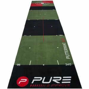PURE 2 IMPROVE GOLFPUTTING MAT 65 x 300 CM Putting podložka, tmavě zelená, velikost obraz