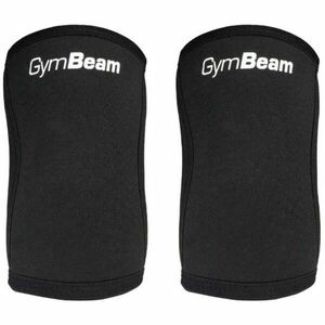 GymBeam CONQUER Neoprenová bandáž na koleno, černá, velikost obraz