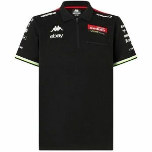 Kappa ACRIZ VR46 Pánská polokošile, černá, velikost obraz